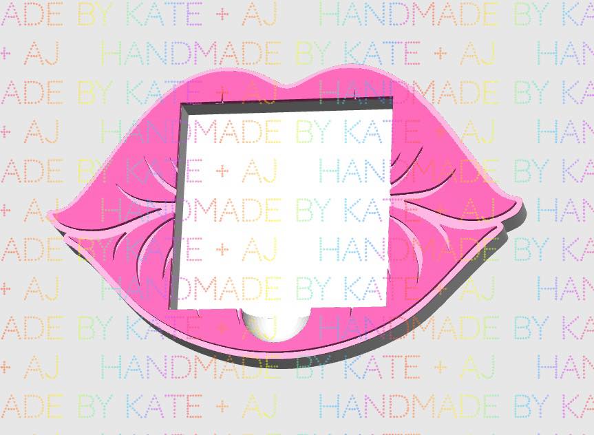 Lips Sticky Note Holder