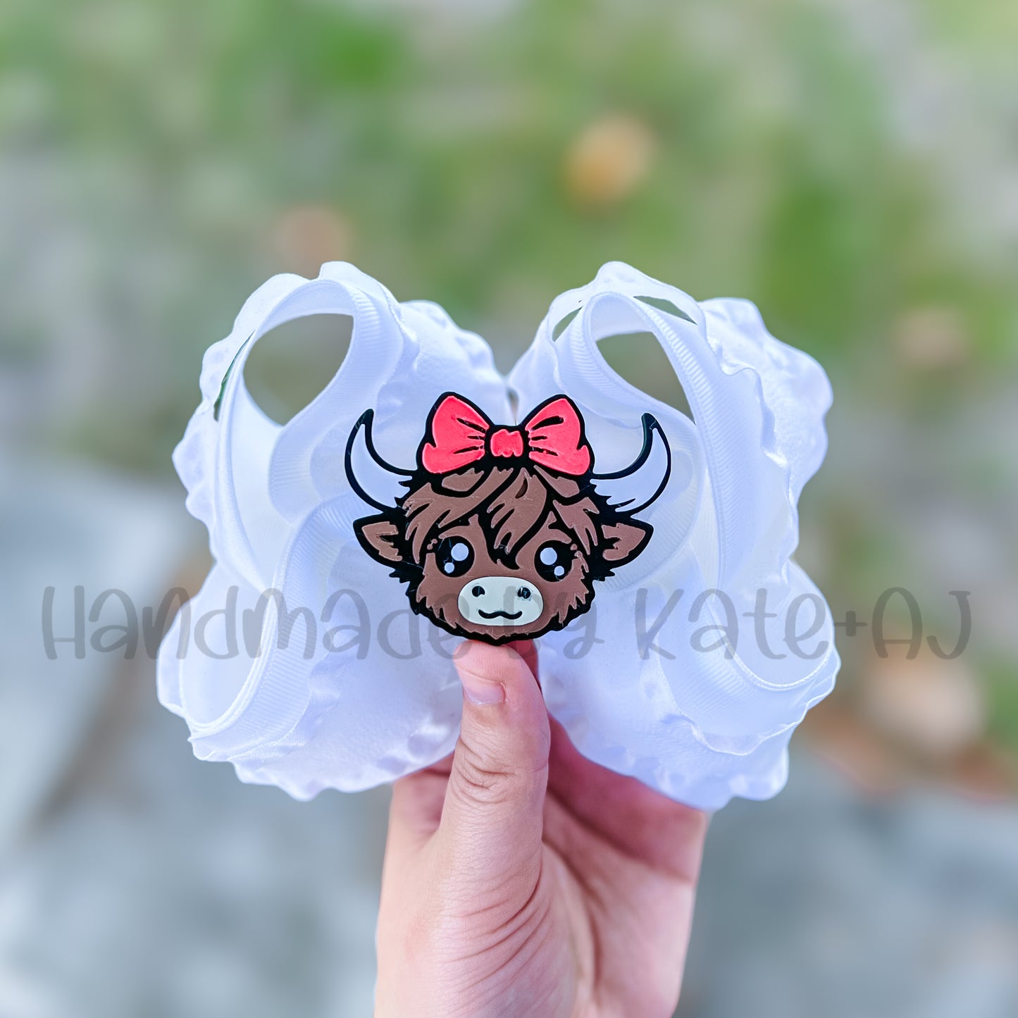 Highland Cow With Bow