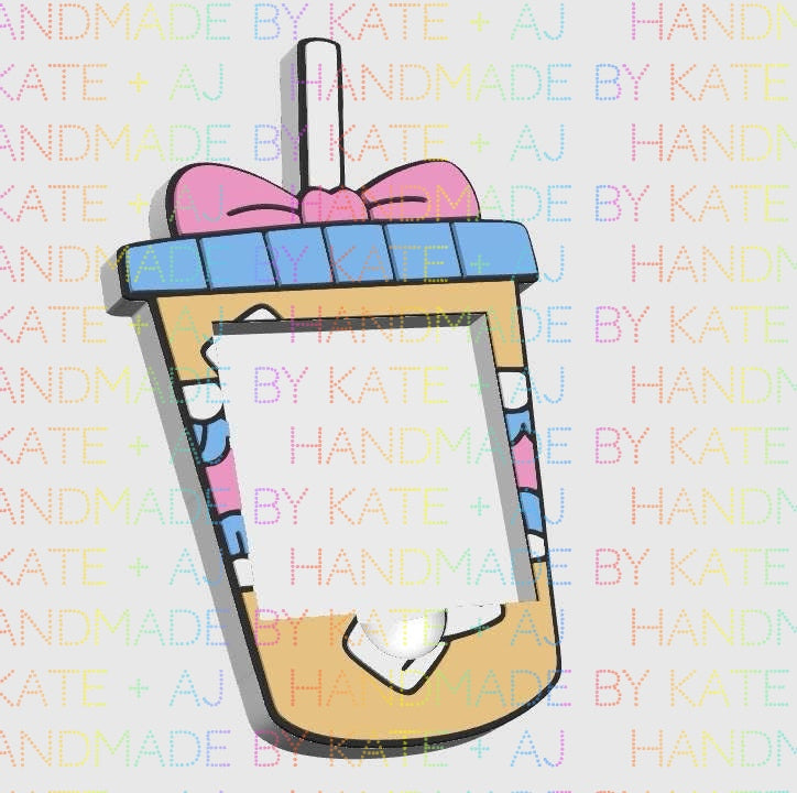 Iced Coffee Sticky Note Holder