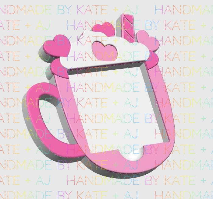 Coffee Sticky Note Holder