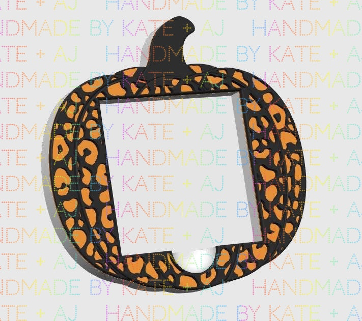 Leopard Pumpkin #1 Sticky Note Holder
