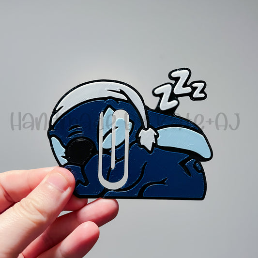 RTS Sleepy Alien Bow Bookmark