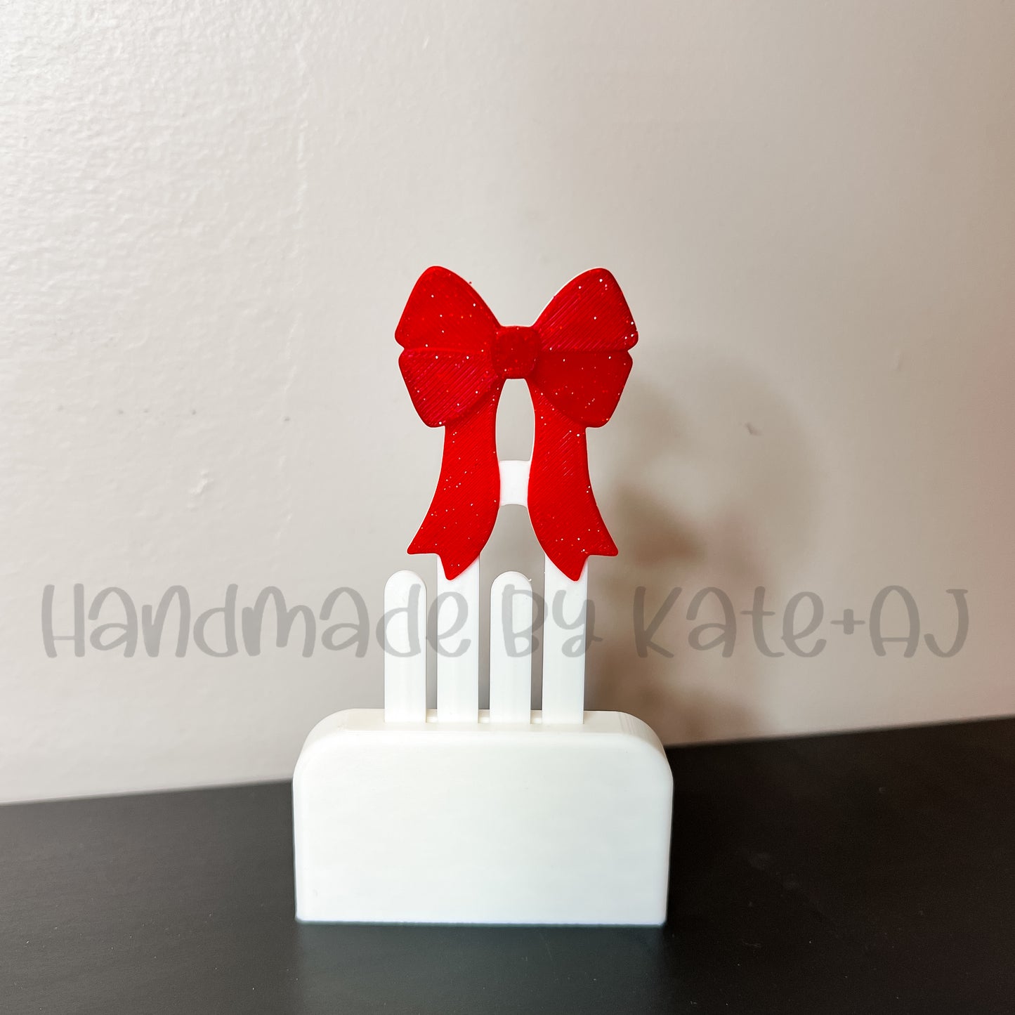 RTS Red Sparkle Bow Bookmark