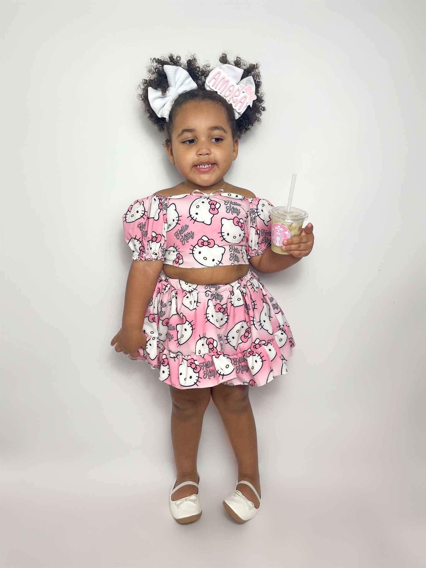 Personalized Name Clip W/ Bow - Singles