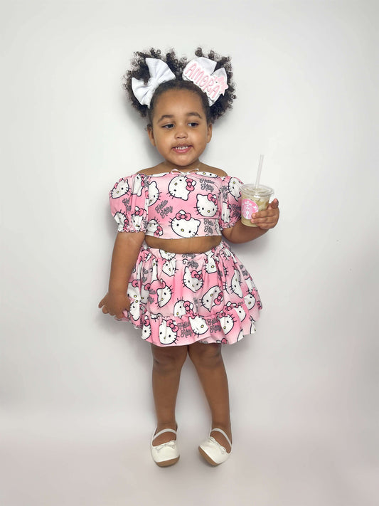 Personalized Name Clip W/ Bow - Singles