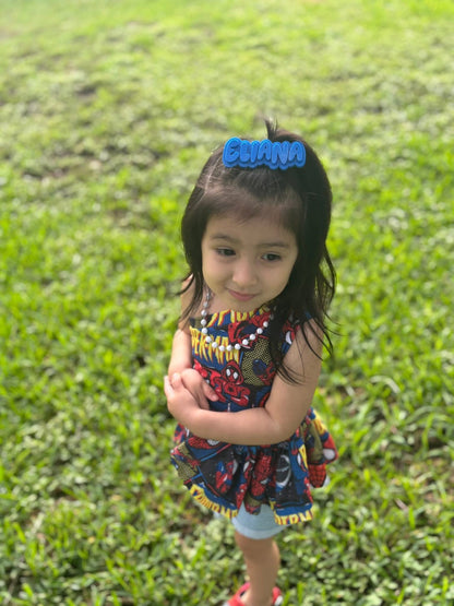 Personalized Neon Single Clips - Pack of 4