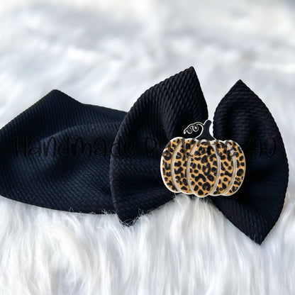 Leopard Pumpkin Single Clip