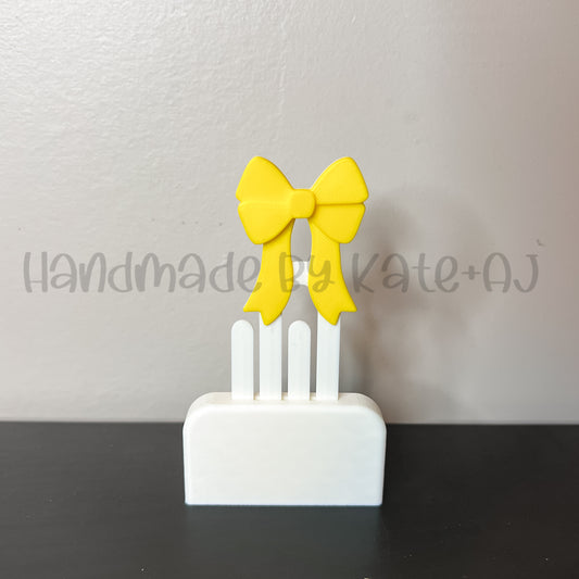 RTS Yellow Bow Bookmark