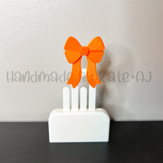 RTS Orange Bow Bookmark