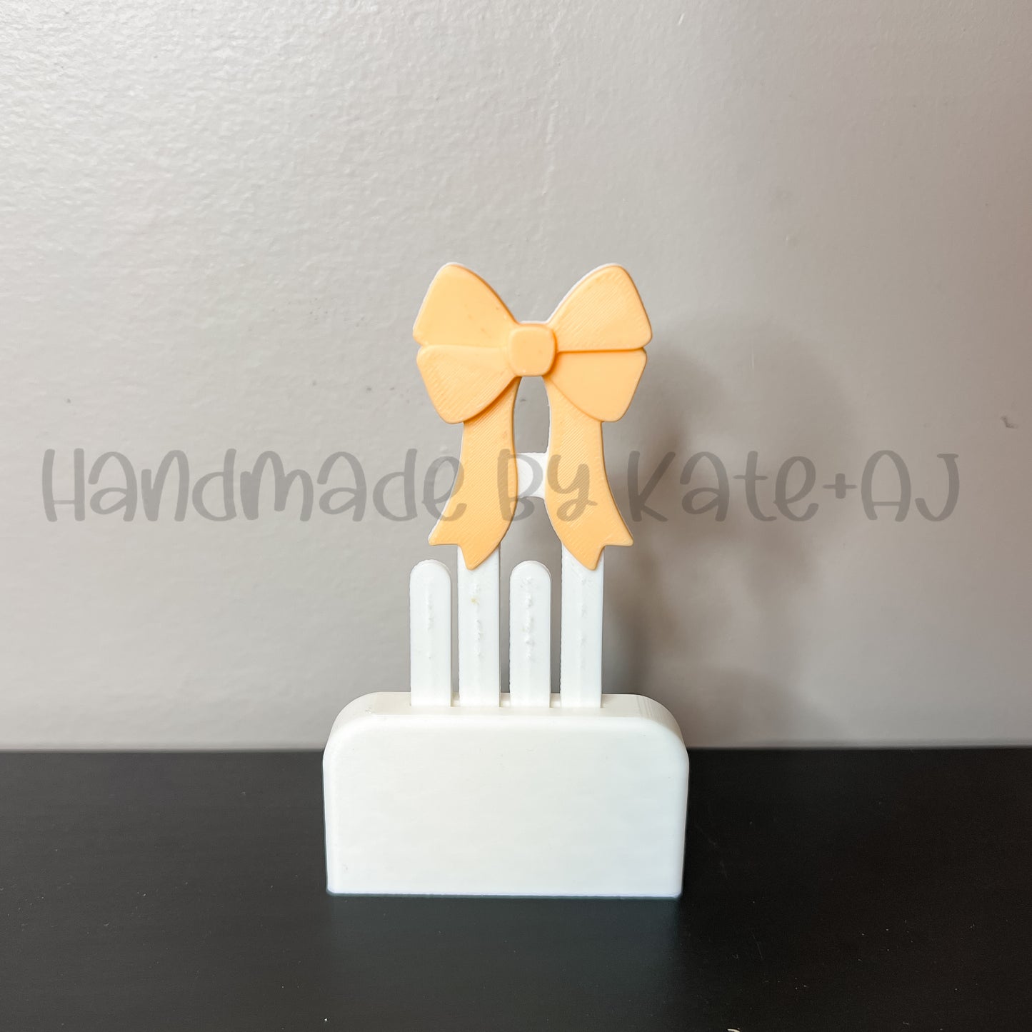 RTS Peach Bow Bookmark