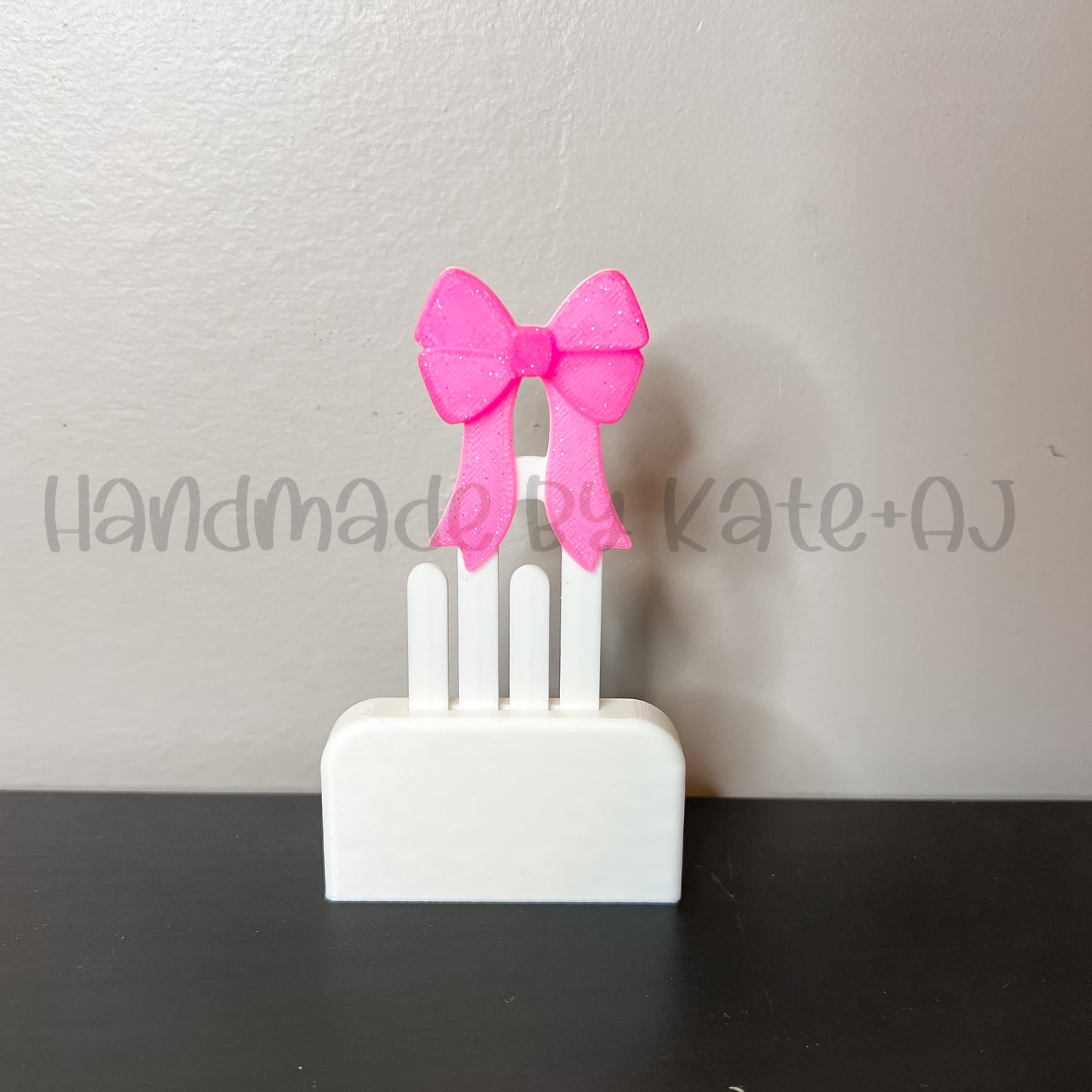 RTS Pink Sparkle Bow Bookmark