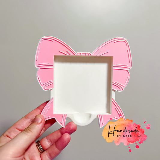 Croquette Bow Sticky Note Holder