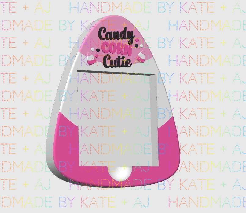 Candy Corn Cutie Sticky Note Holder