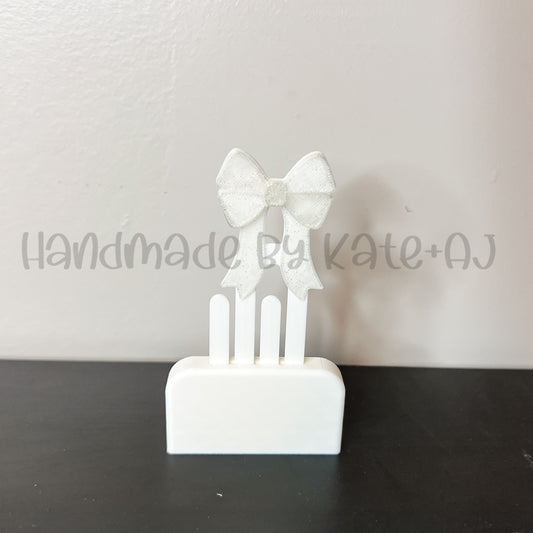 RTS Translucent Sparkle Bow Bookmark