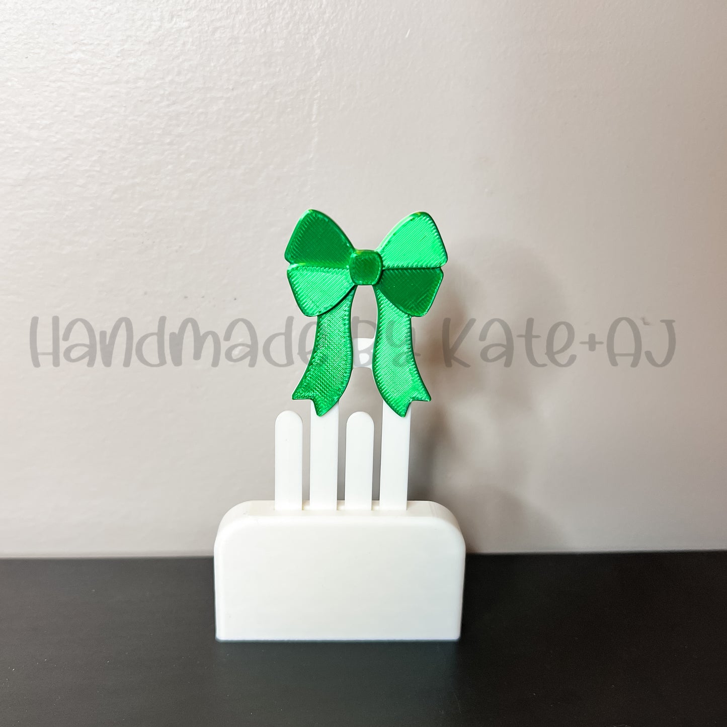 RTS Christmas Green Bow Bookmark