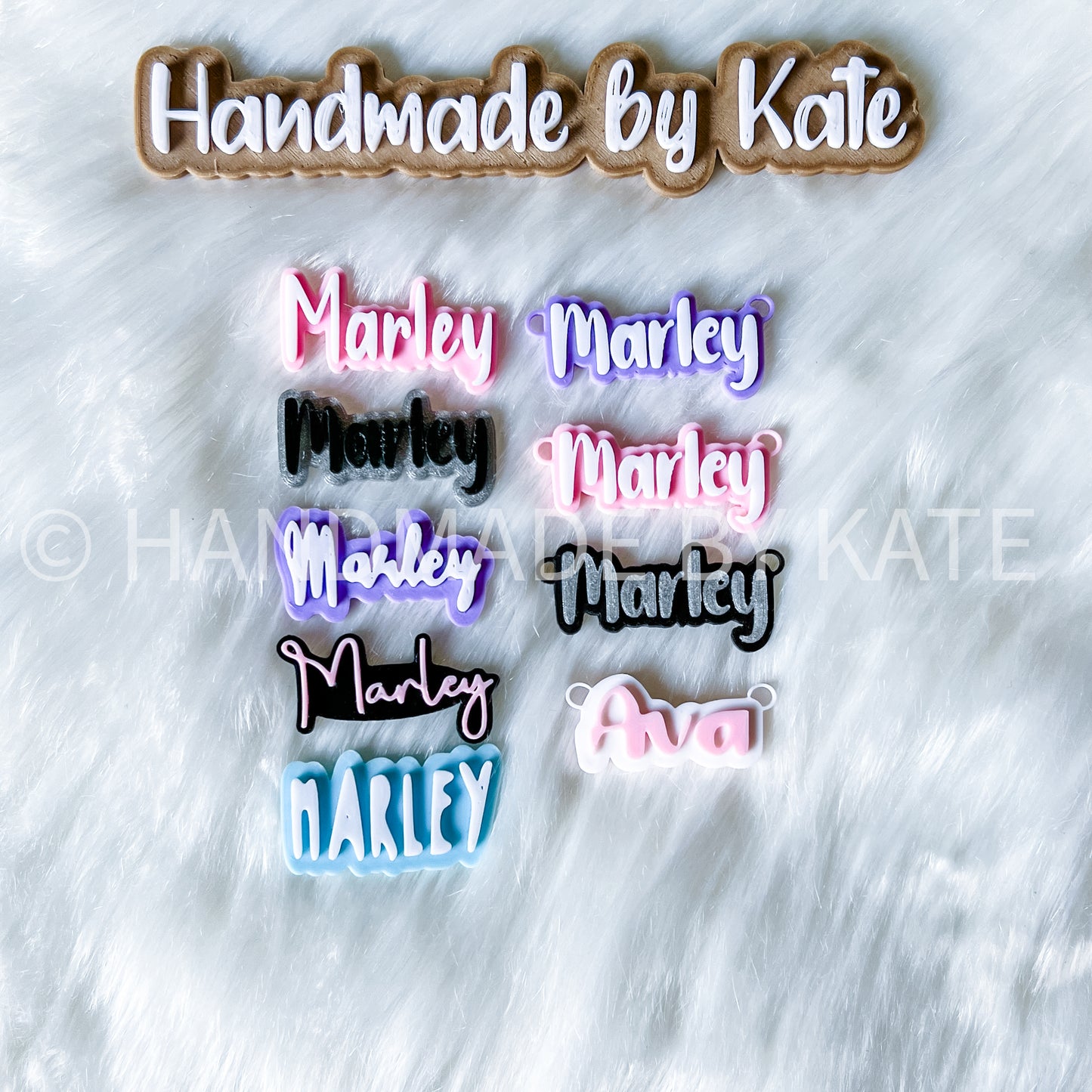 Personalized Barrette Clips - Pack of 5