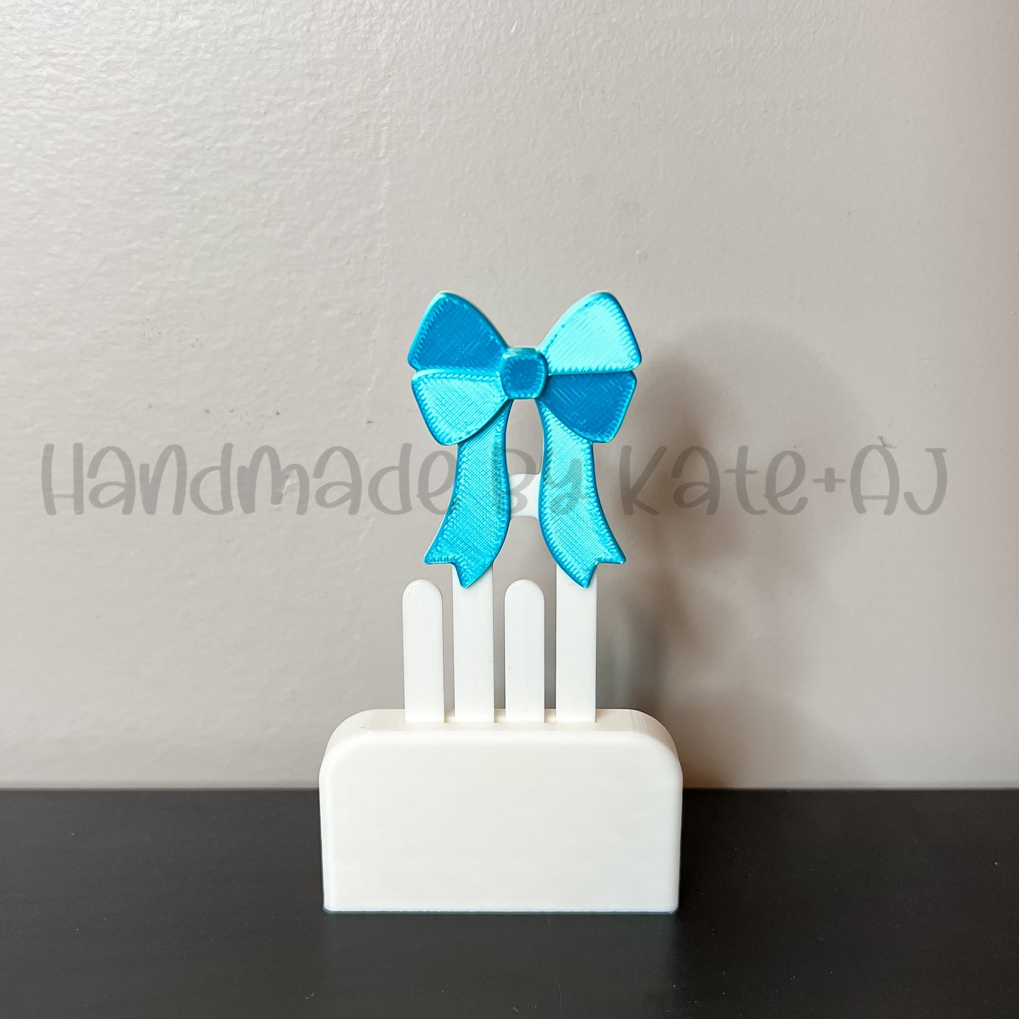 RTS Silk Turquoise Bow Bookmark