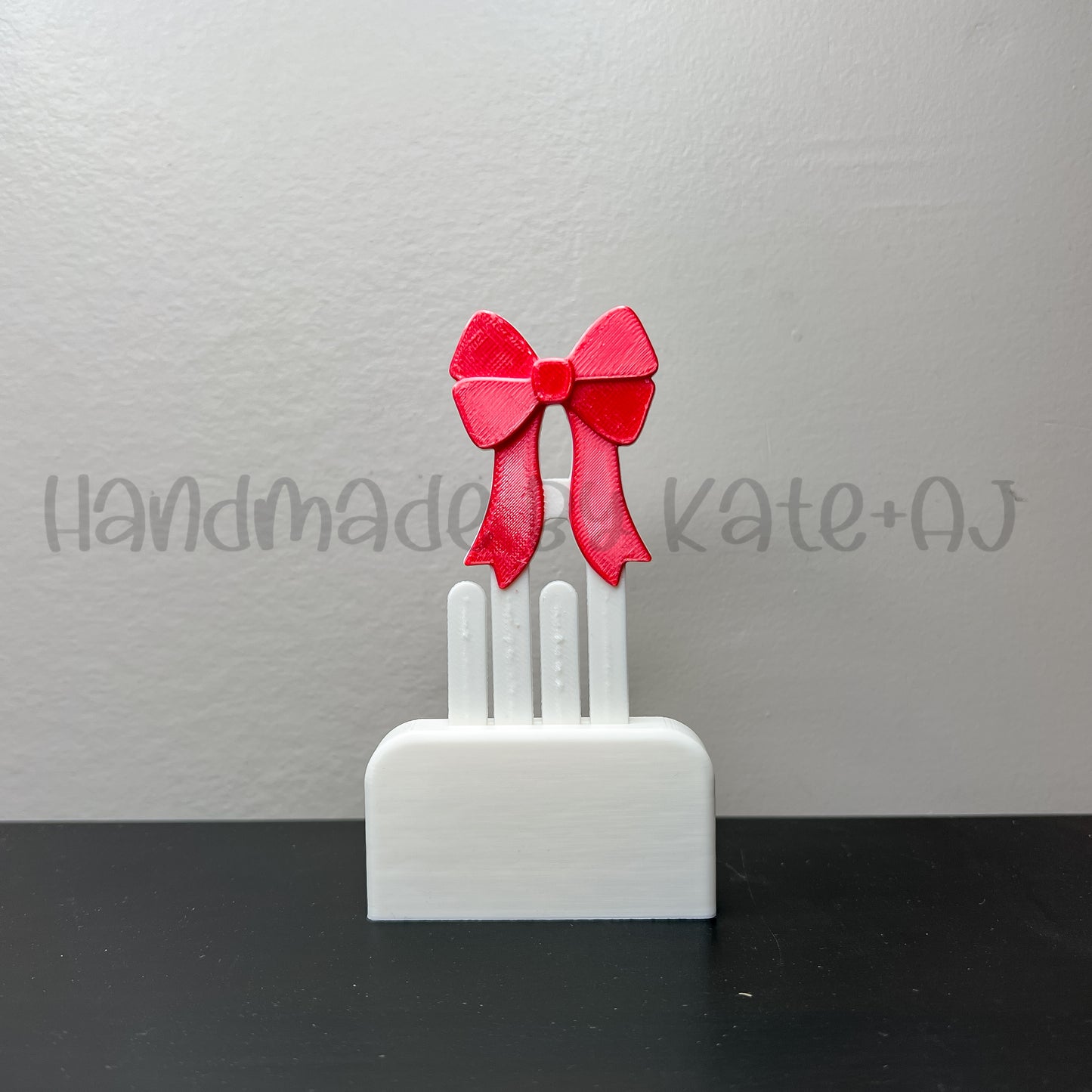 RTS Silk Coral Bow Bookmark
