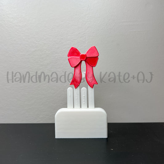 RTS Silk Coral Bow Bookmark
