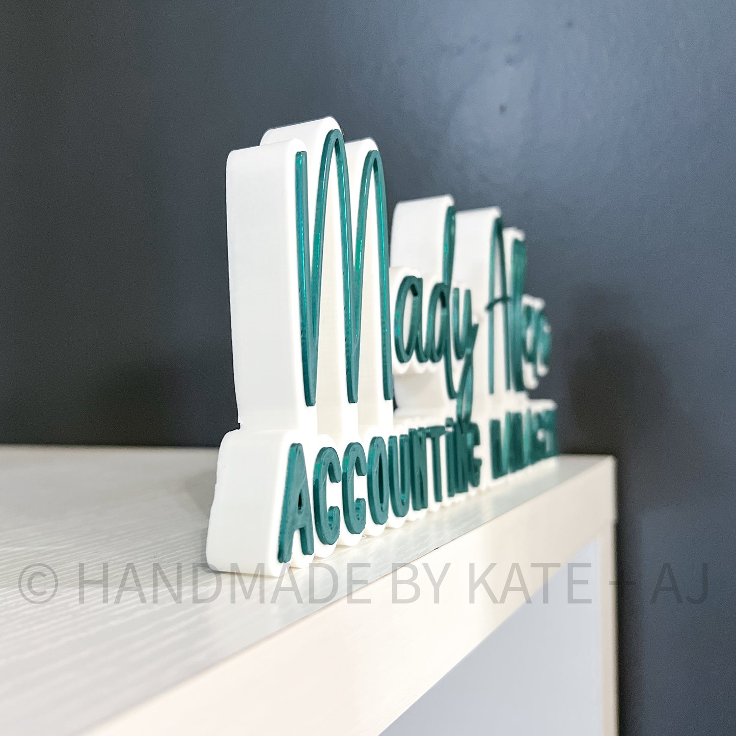 Personalized Desk Sign With Job Title