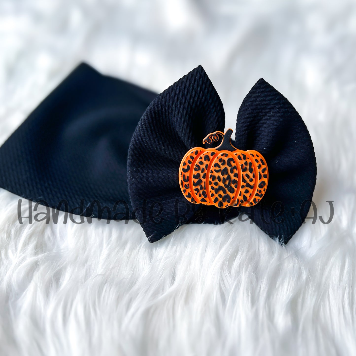 Leopard Pumpkin Single Clip