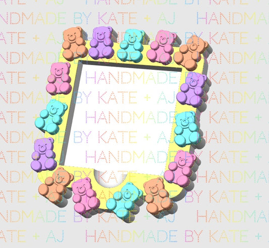 Gummy Bear Rainbow Sticky Note Holder