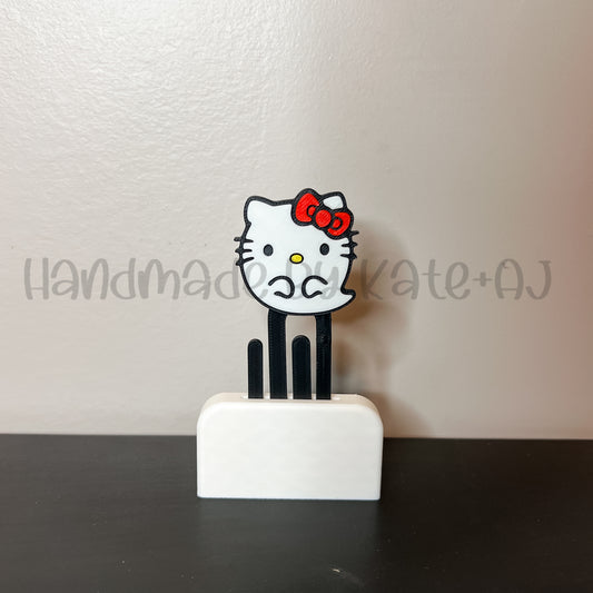 RTS Ghost Kitty Bow Bookmark