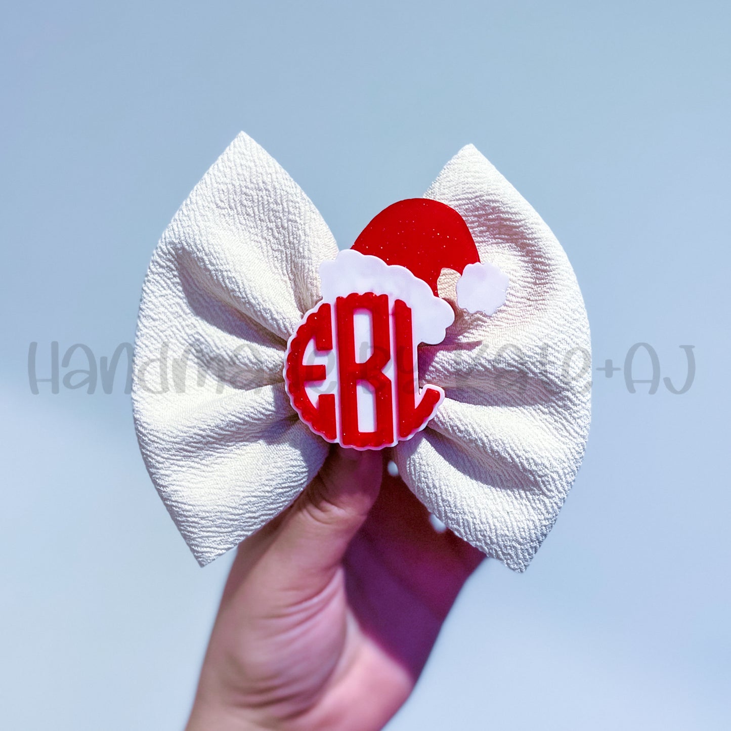 Santa Monogram Single