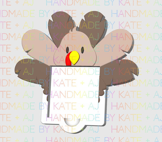 Turkey Sticky Note Holder