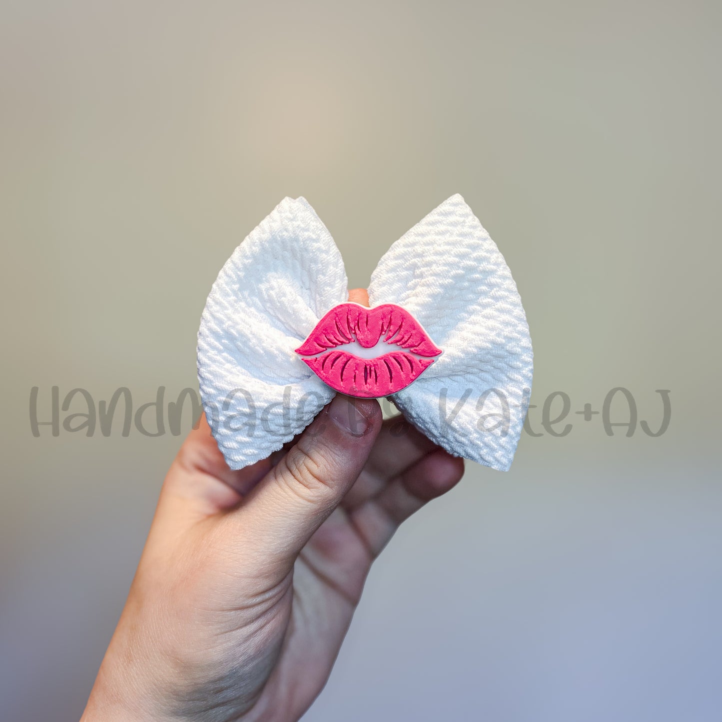 RTS Hot Pink Lips Barrette Clip