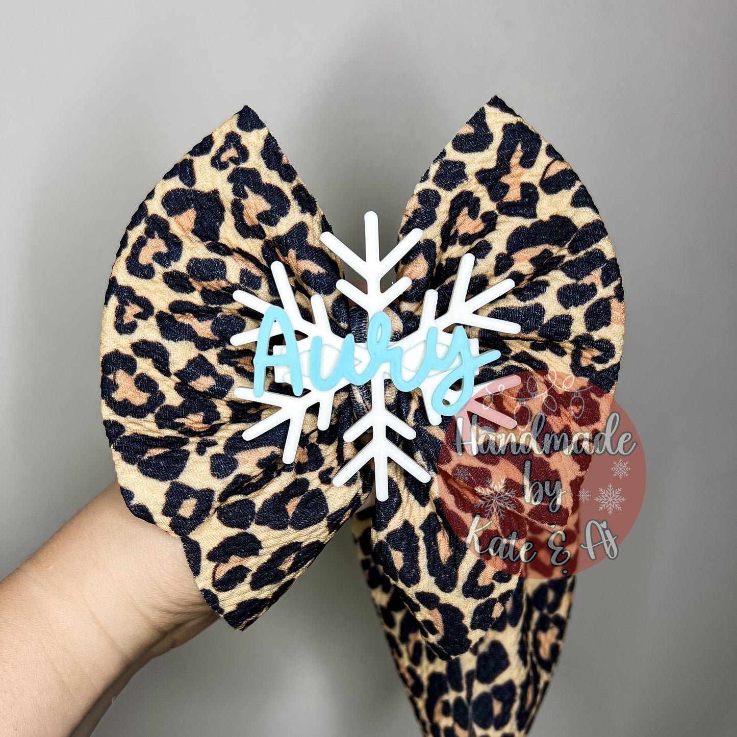 Personalized Snowflake Clip