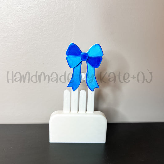 RTS Sapphire Blue Bow Bookmark