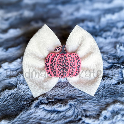 Leopard Pumpkin Single Clip