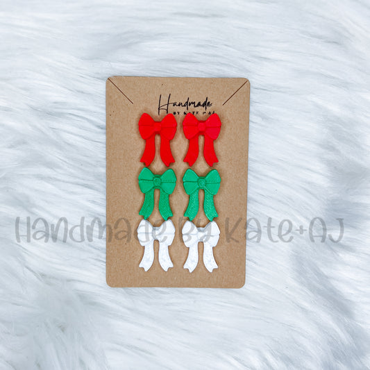 Coquette Bow Stud Earrings