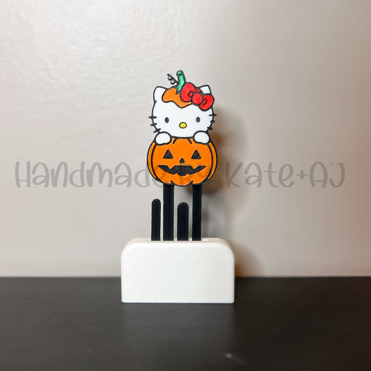RTS Kitty in Pumpkin Bow Bookmark