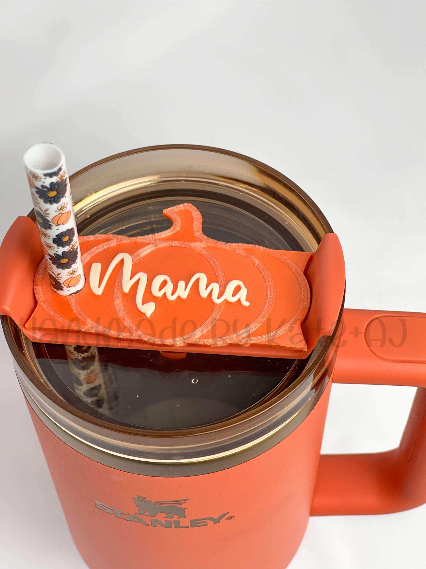 Pumpkin Stanley Lid Topper