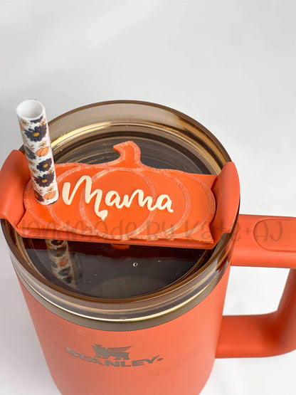 Pumpkin Stanley Lid Topper