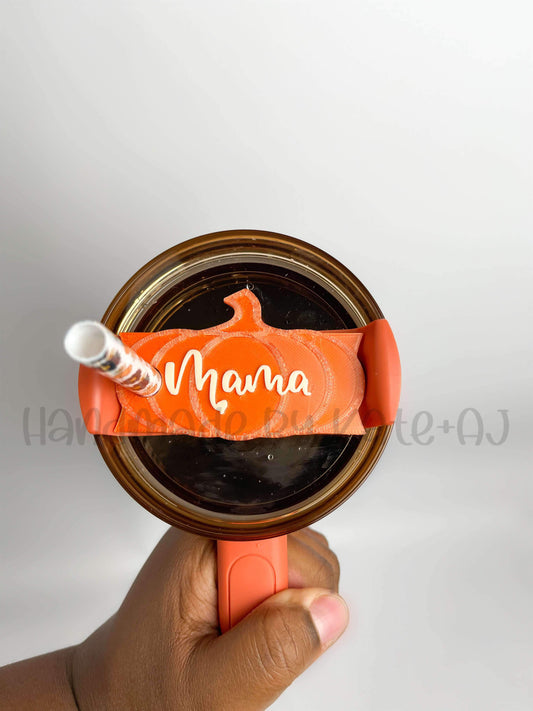 Pumpkin Stanley Lid Topper