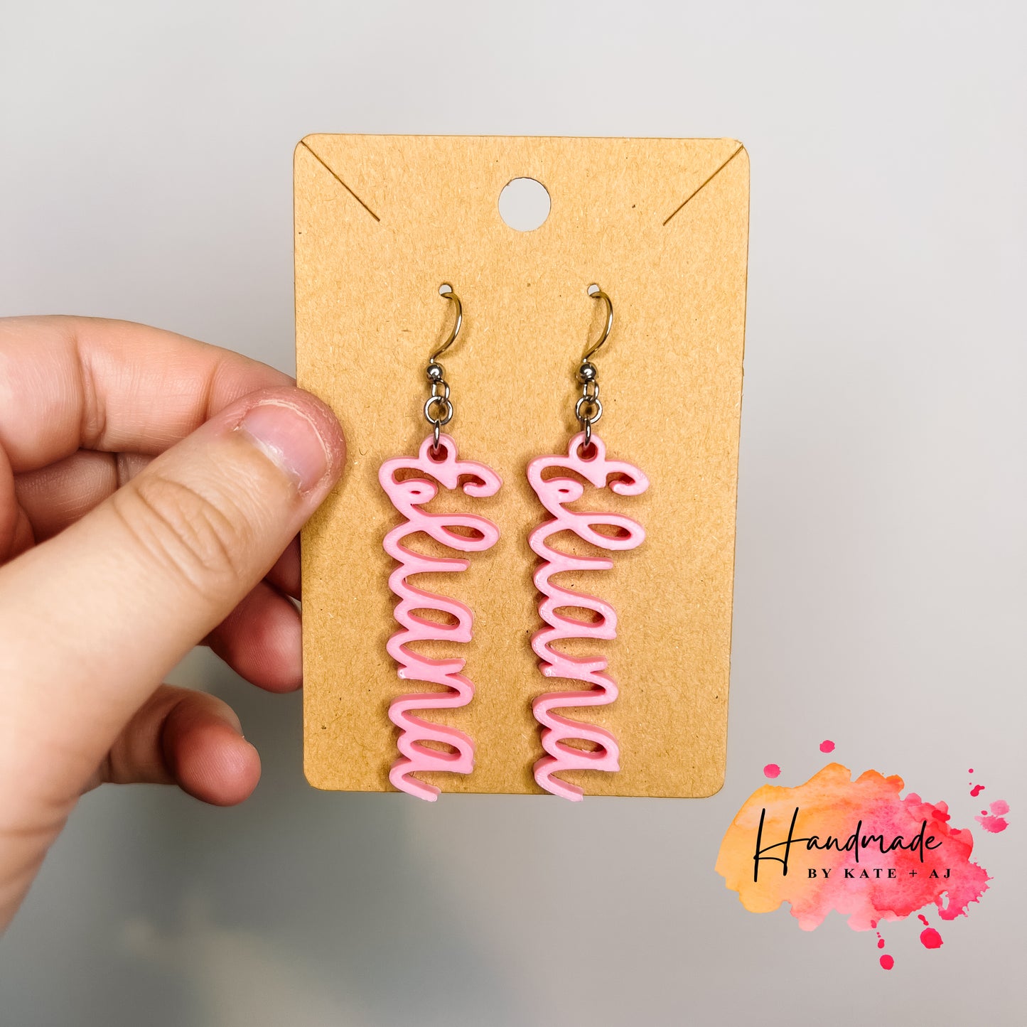 Personalized Name Earrings