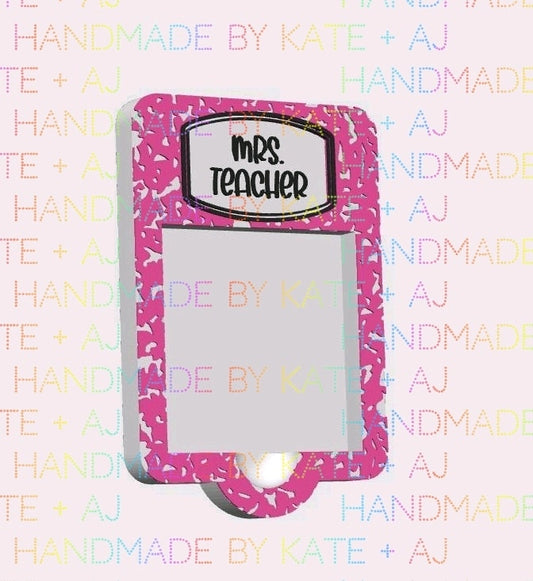 Composition Notebook Sticky Note Holder