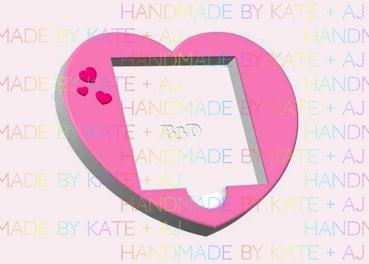 Heart Sticky Note Holder