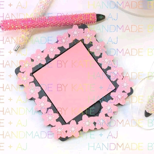 Cherry Blossom Sticky Note Holder