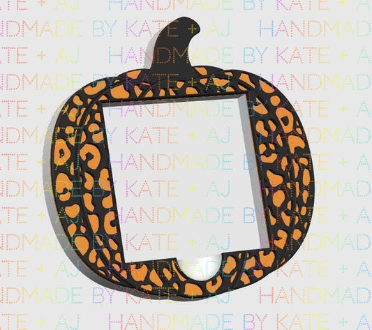 Leopard Pumpkin #1 Sticky Note Holder