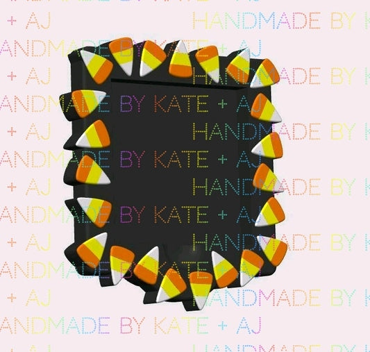 Candy Corn Frame Sticky Note Holder