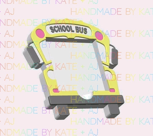 School Bus Sticky Note Holder